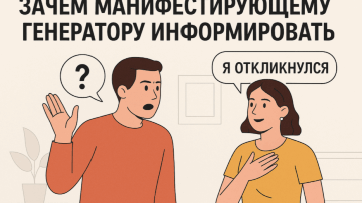 Зачем Манифестирующему Генератору информировать